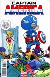 Captain America Vol 7 #1 Variant Skottie Young Baby Cover