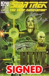Star Trek The Next Generation Hive #1 Incentive Signed By Brannon Braga