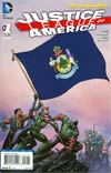 Justice League Of America Vol 3 #1 Variant Maine Flag Cover