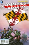 Justice League Of America Vol 3 #1 Variant Maryland Flag Cover