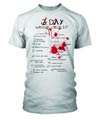 Z-Day Survival Checklist White T-Shirt X-Large