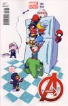 Avengers Vol 5 #1 Variant Skottie Young Baby Cover