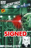 Star Trek The Next Generation Doctor Who Assimilation2 #8 DF Signed & Remarked By Purcell