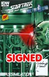 Star Trek The Next Generation Doctor Who Assimilation2 #8 DF Signed By Purcell