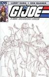 GI Joe A Real American Hero #186 Incentive Larry Hama Sketch Variant Cover