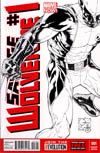 Savage Wolverine #1 Incentive Joe Quesada Sketch Cover