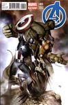 Avengers Vol 5 #3 Incentive Adi Granov Variant Cover