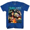 Iron Man 3 Blast Team-M Previews Exclusive Navy Heather T-Shirt Large
