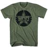 Iron Man 3 War Patch-M Olive Heather T-Shirt Large