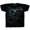 Superman Defense Black T-Shirt X-Large