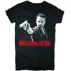 Walking Dead Rick & Pistol Previews Exclusive Black Juniors T-Shirt Small