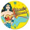 Wonder Woman 13.5-Inch Cordless Wood Wall Clock