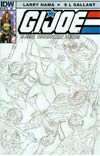 GI Joe A Real American Hero #187 Incentive Larry Hama Sketch Variant Cover