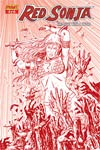 Red Sonja Vol 4 #72 High-End Walter Geovani Blood Red Ultra-Limited Variant Cover (Only 25 In Existence)