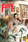 Miss Fury Vol 2 #1 Midtown Exclusive Jack Herbert Bathtub & Bubbles Variant Cover