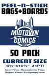 Current Size Comic Book Peel-N-Stick Bag-N-Board 50-Pack