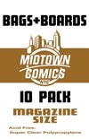 Magazine Size Bag-N-Board 10-Pack