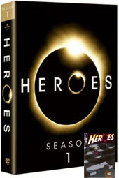 Heroes Season 1 DVD With Limited Edition Heroes Comic