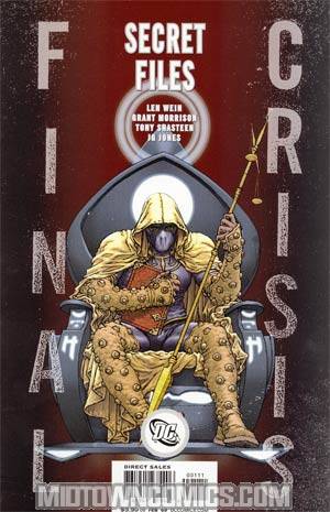 Final Crisis Secret Files #1 Cover B Frank Quitely Cover