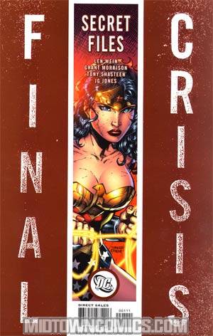 Final Crisis Secret Files #1 Cover A Jim Lee Cover