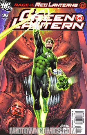 Green Lantern Vol 4 #36 Cover A 1st Ptg (Blackest Night Prelude)