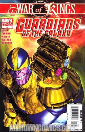 Guardians Of The Galaxy Vol 2 #8 Incentive Villain Variant Cover (War Of Kings Tie-In)
