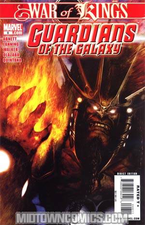 Guardians Of The Galaxy Vol 2 #8 Regular Clint Langley Cover (War Of Kings Tie-In)