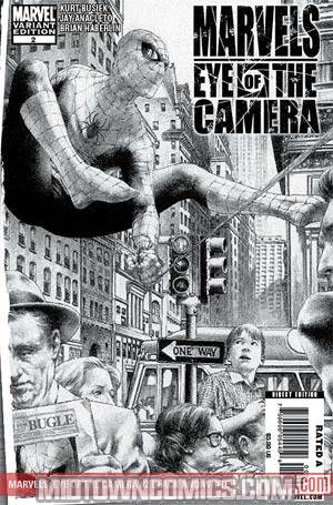 Marvels Eye Of The Camera #2 Cover B Black & White Version