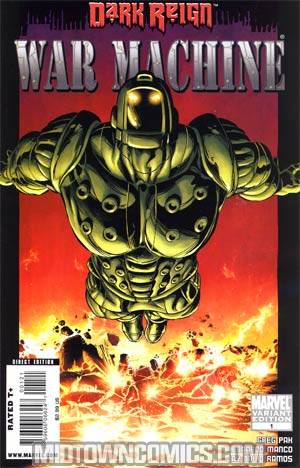 War Machine Vol 2 #1 Cover B Incentive Villain Variant Cover (Dark Reign Tie-In)