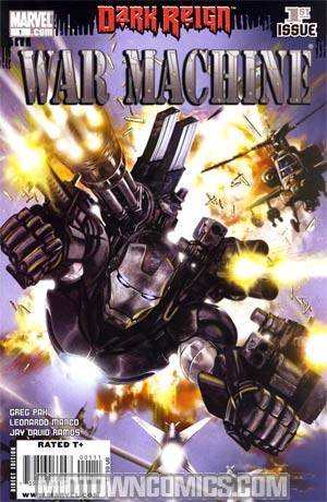 War Machine Vol 2 #1 Cover A 1st Ptg Regular Leonardo Manco Cover (Dark Reign Tie-In)