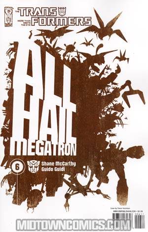 Transformers All Hail Megatron #6 Regular Trevor Hutchison Cover
