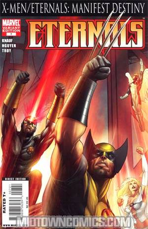 Eternals Vol 4 #7 Cover B Incentive Frank Martin Variant Cover RECOMMENDED_FOR_YOU