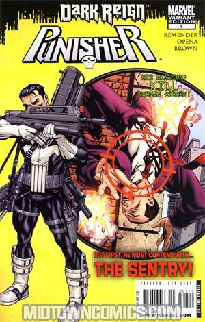 Punisher Vol 7 #1 Cover B 1st Ptg Target Norman Osborn Cover (Dark Reign Tie-In)