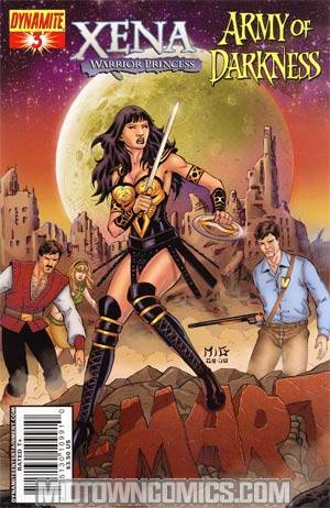 Xena vs Army Of Darkness What Again #3 Cover A Xena