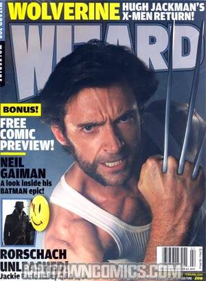 Wizard Comics Magazine #208 Wolverine Movie Cvr