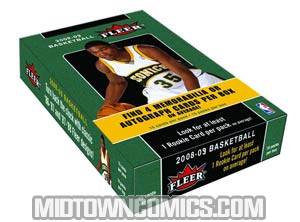 Fleer 2008-2009 NBA Hobby Trading Cards Pack
