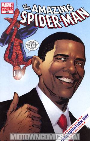 Amazing Spider-Man Vol 2 #583 Cover B 1st Ptg Variant Barack Obama Cover