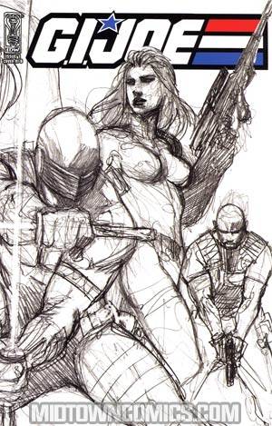 GI Joe Vol 4 #1 Incentive Gabriele Dell Otto Sketch Variant Cover