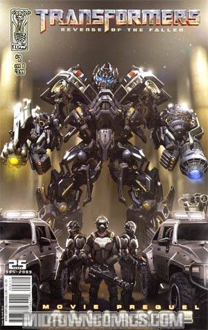 Transformers Revenge Of The Fallen Movie Prequel Alliance #2 Cover B