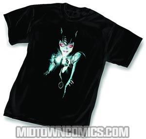 Catwoman Faces Of Evil Black by Alex Ross T-Shirt Large