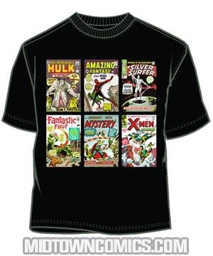 Marvel Super Big Issue Black T-Shirt Large