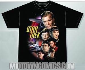 Star Trek Original Crew Black T-Shirt Large