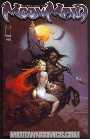 Frank Frazettas Moon Maid One Shot Cover A Frank Frazetta