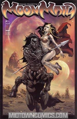 Frank Frazettas Moon Maid One Shot Cover B Tim Vigil