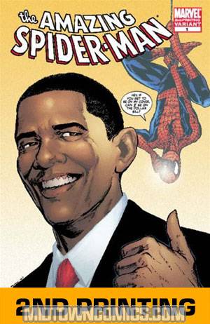 Amazing Spider-Man Vol 2 #583 Cover C 2nd Ptg Variant Barack Obama Cover