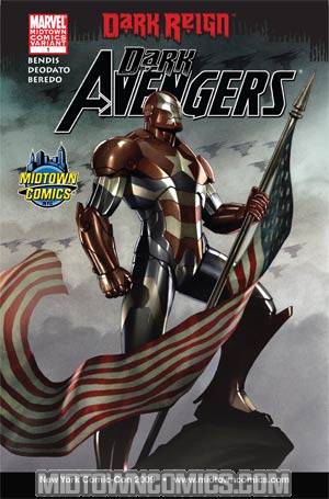 Dark Avengers #1 Cover D Midtown Comics Exclusive NYCC 2009 Adi Granov Variant Cover (Dark Reign Tie-In)