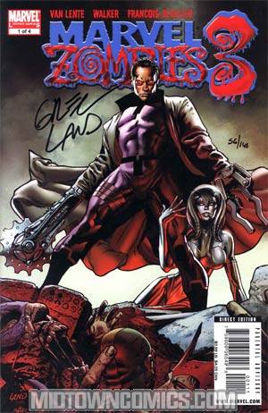 Marvel Zombies 3 #1 Cover C DF Signed By Greg Land