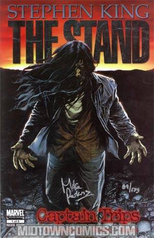 Stand Captain Trips #1 DF Signed By Mike Perkins