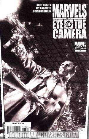 Marvels Eye Of The Camera #3 Cover B Black & White Version