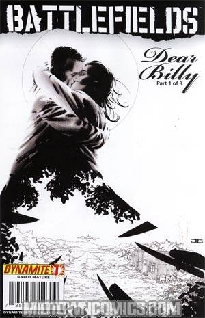 Garth Ennis Battlefields Dear Billy #1 Incentive Cassaday Black & White Variant Cover
